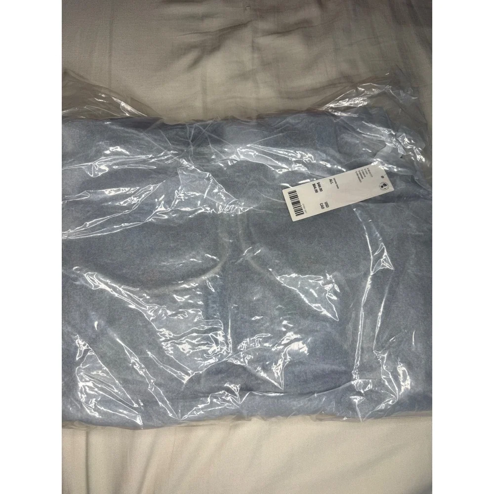 BDG Oversized Denim Shoulder Bag Blue Y2K Cargo Pockets NWT‎